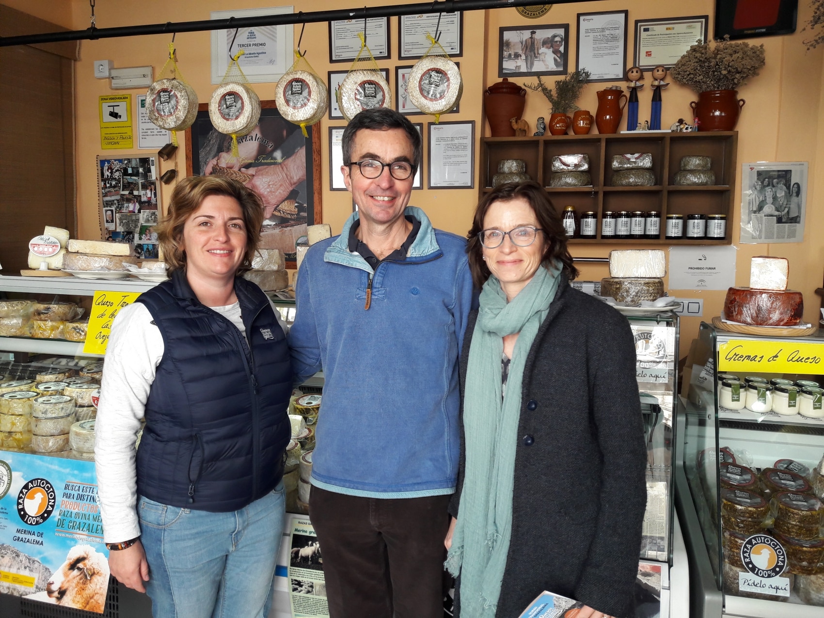 Visit to a cheesemaker in Grazalema, Spain